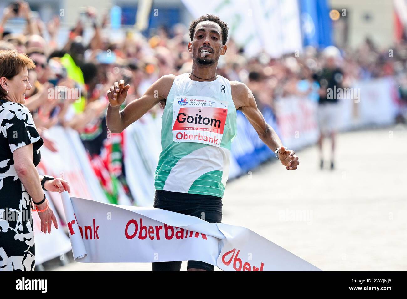 07.04.2024, Linz , AUT, Leichtathletik, Oberbank Linz Donau Marathon