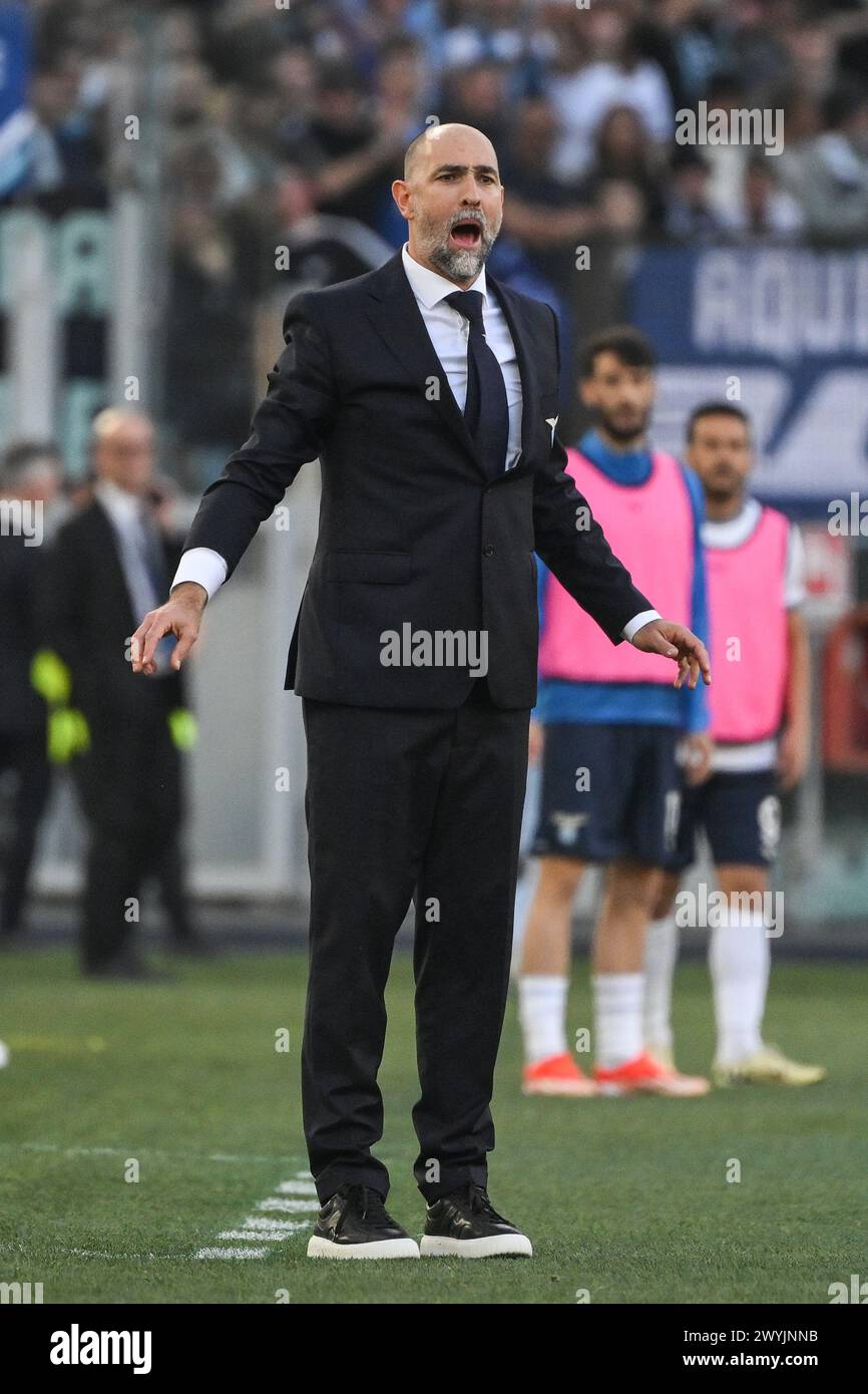 Igor Tudor head coach of SS Lazio during the Serie A football match