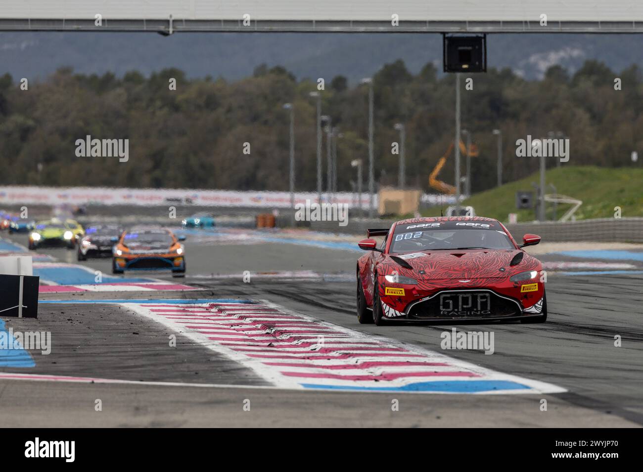 39 DETOUT Baudouin (fra), TBA, GPA Racing, Aston Martin Vantage AMR GT4 Evo, action during the 1st round of the 2024 GT4 European Series powered by Rafa Racing Club on the Circuit Paul Ricard, from April 5 to 7, 2024 in Le Castellet, France - Photo Marc de Mattia/DPPI Credit: DPPI Media/Alamy Live News Stock Photo