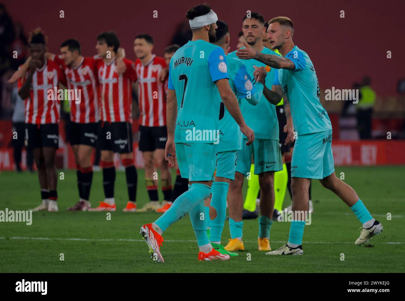 Spain King Cup Final soccer match Athletic Club vs Mallorca at La ...
