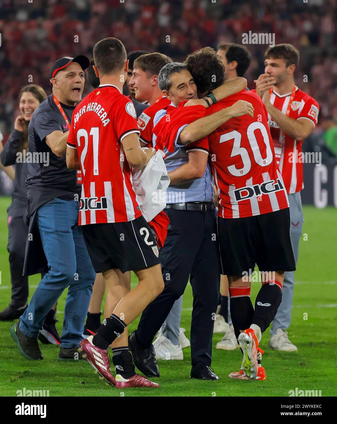 Spain King Cup Final soccer match Athletic Club vs Mallorca at La ...