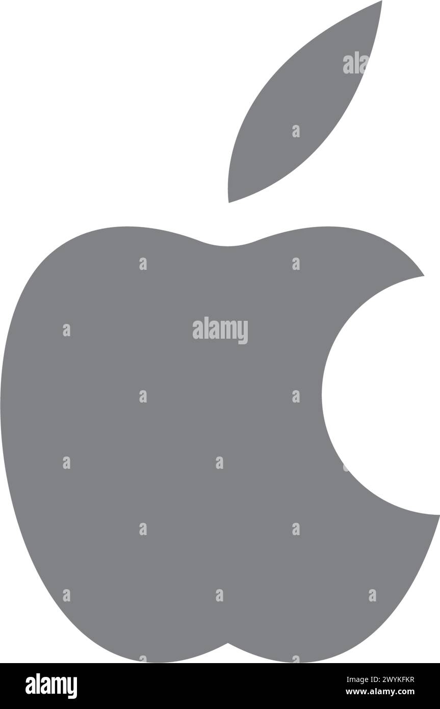 Apple logo template vector illustration design Stock Vector
