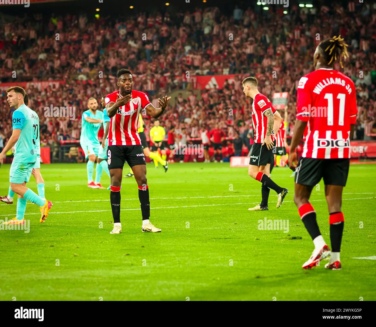 Spain King Cup Final soccer match Athletic Club vs Mallorca at La ...