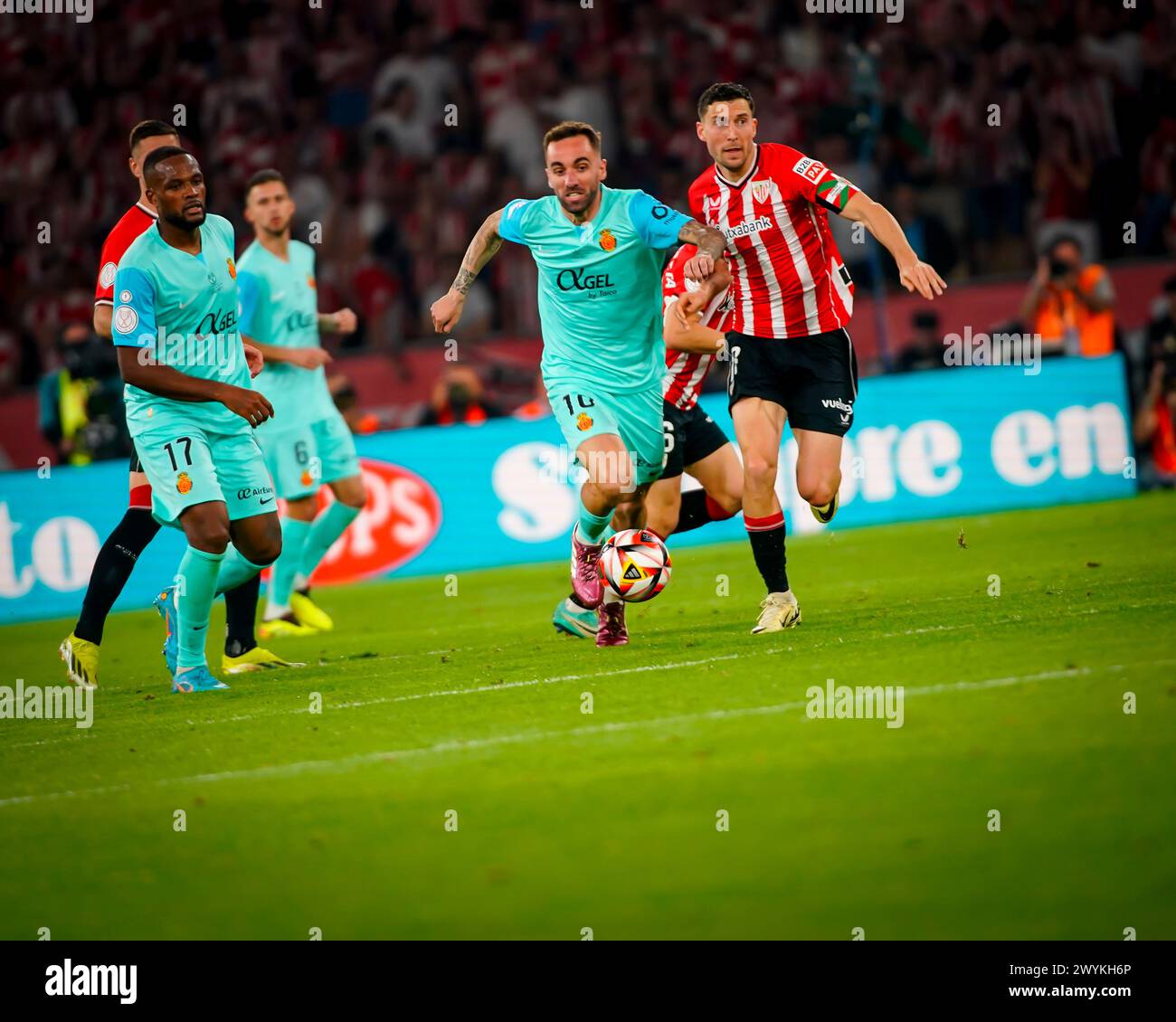 Spain King Cup Final soccer match Athletic Club vs Mallorca at La ...