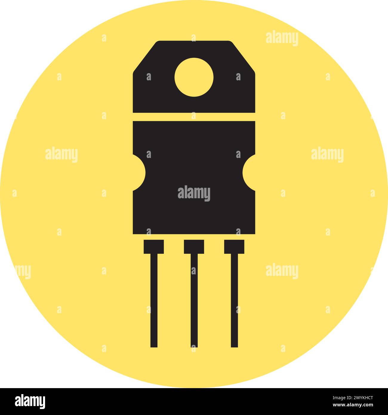 chip processor vector icon illustration design Stock Vector