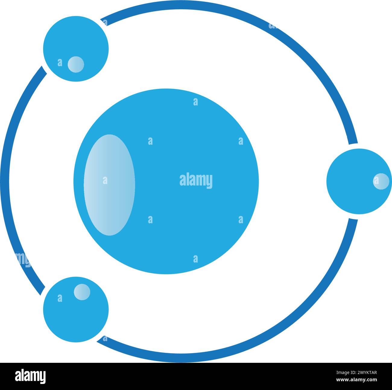 molecule logo vector illustration design template Stock Vector Image ...