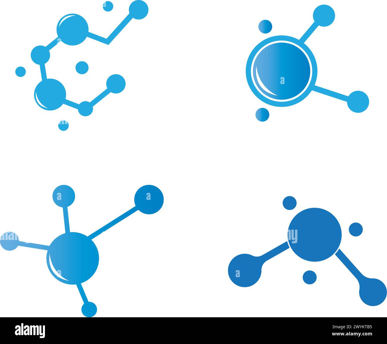 molecule logo vector illustration design template. Stock Vector