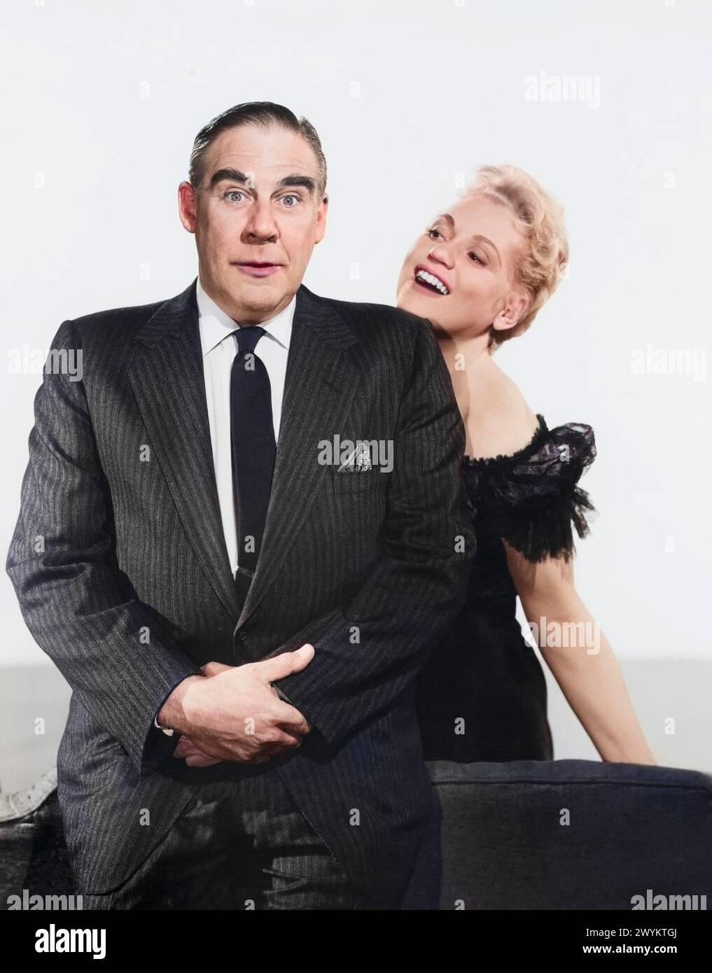 Paul Douglas, Judy Holliday, publicity portrait for the film, "The