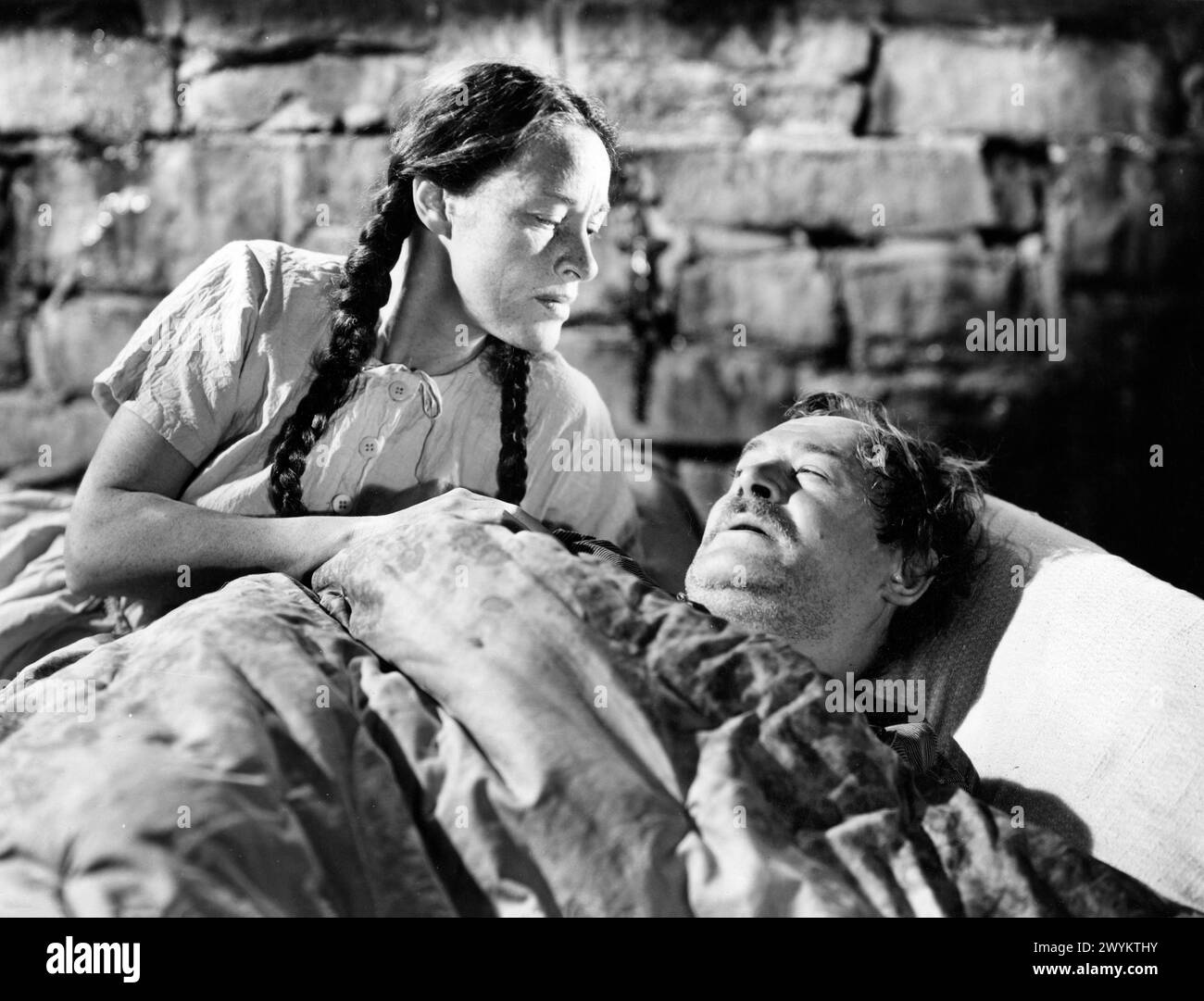 Anne Revere, Roman Bohnen, on-set of the film, &amp;quot;The Song of Bernadette ...