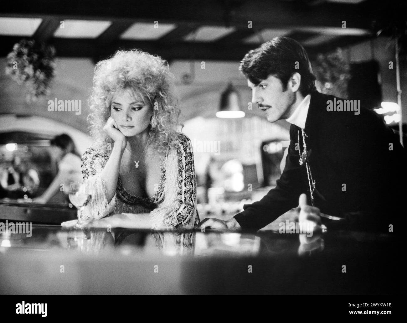 Tina Willson, Eric Roberts, on-set of the film, 'Star 80', Warner Bros., 1983 Stock Photo