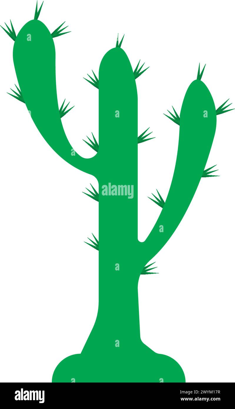 Cactus Logo template vector icon illustration design Stock Vector