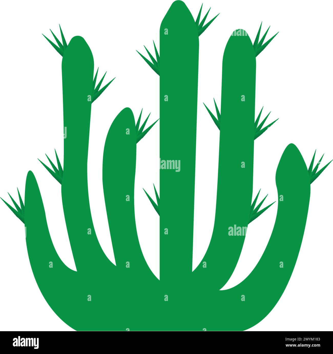 Cactus Logo template vector icon illustration design Stock Vector