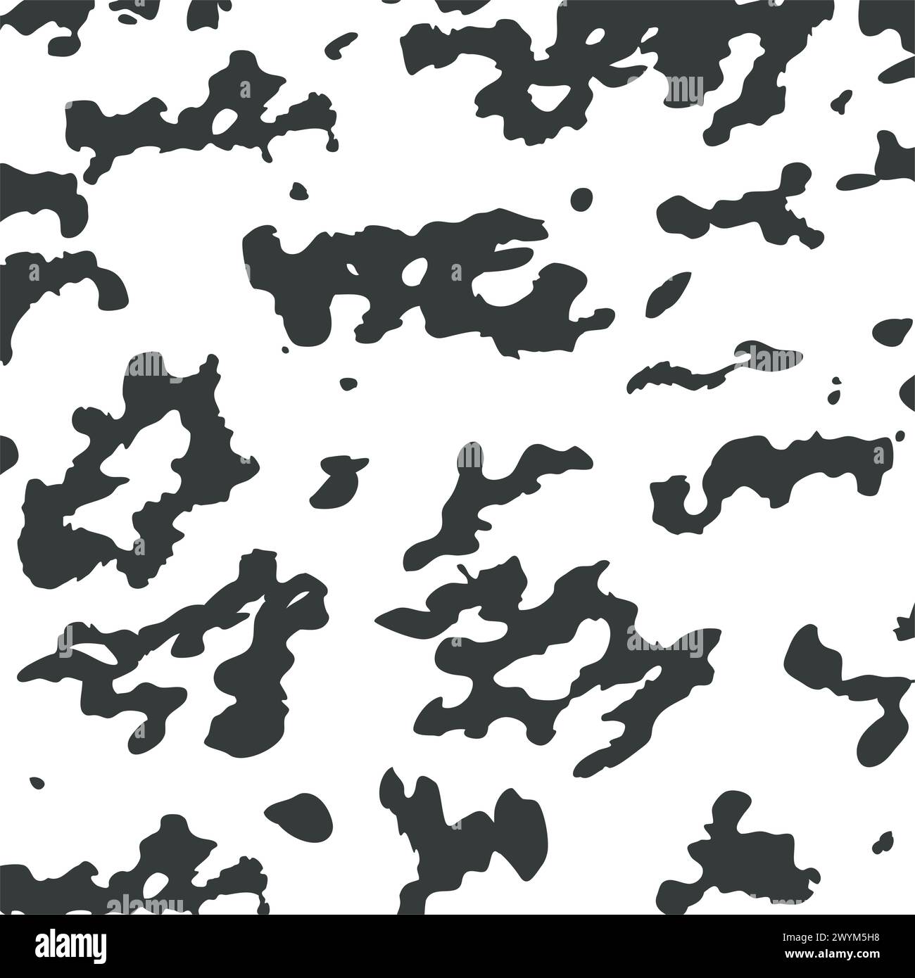 vector animal skin pattern of cow print Stock Vector Image & Art - Alamy