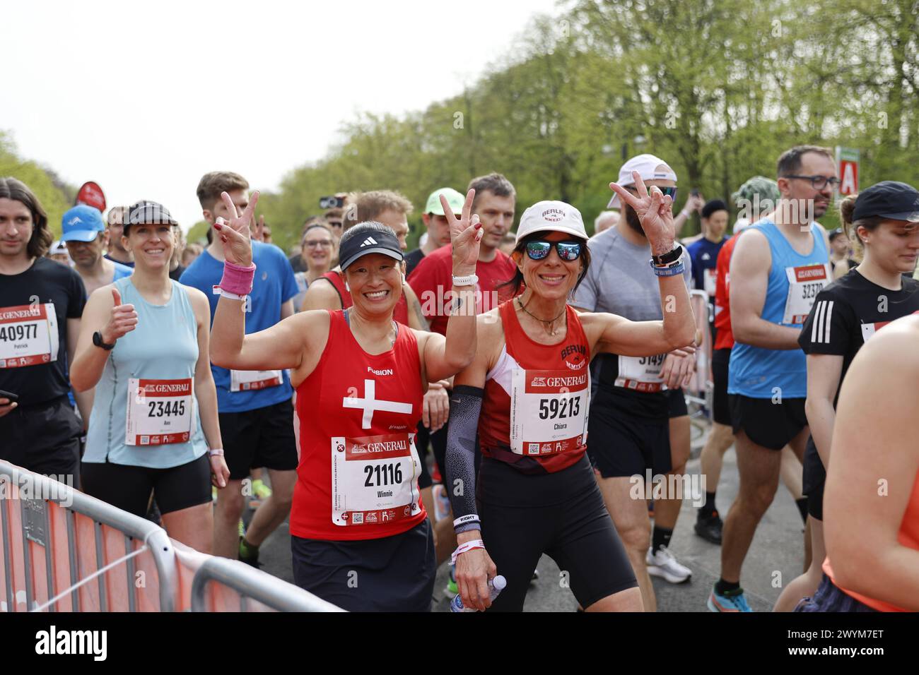 Läufer, Sieger Generali Berliner Halbmarathon 2025, SCC Events, am 07.