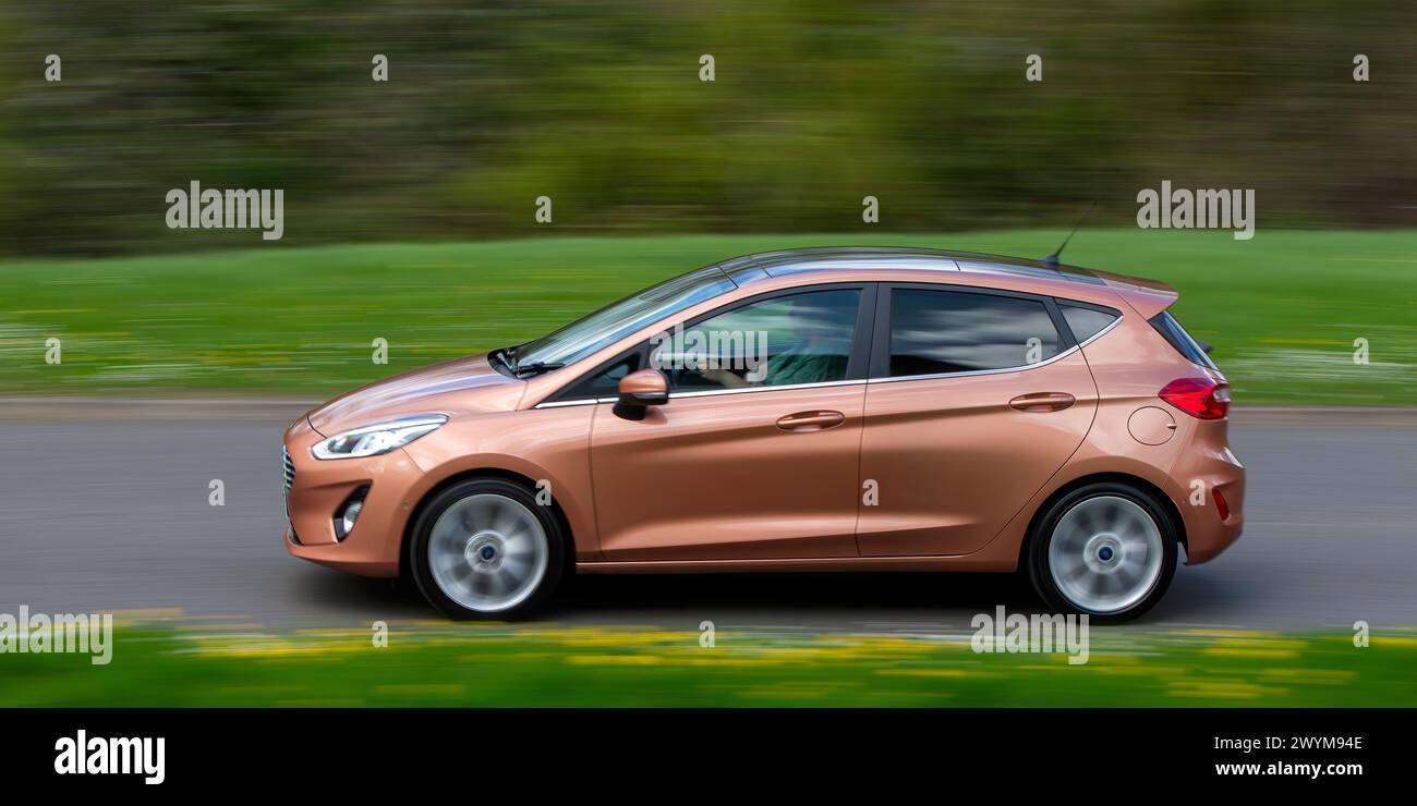 The engine of a ford fiesta hi-res stock photography and images - Alamy