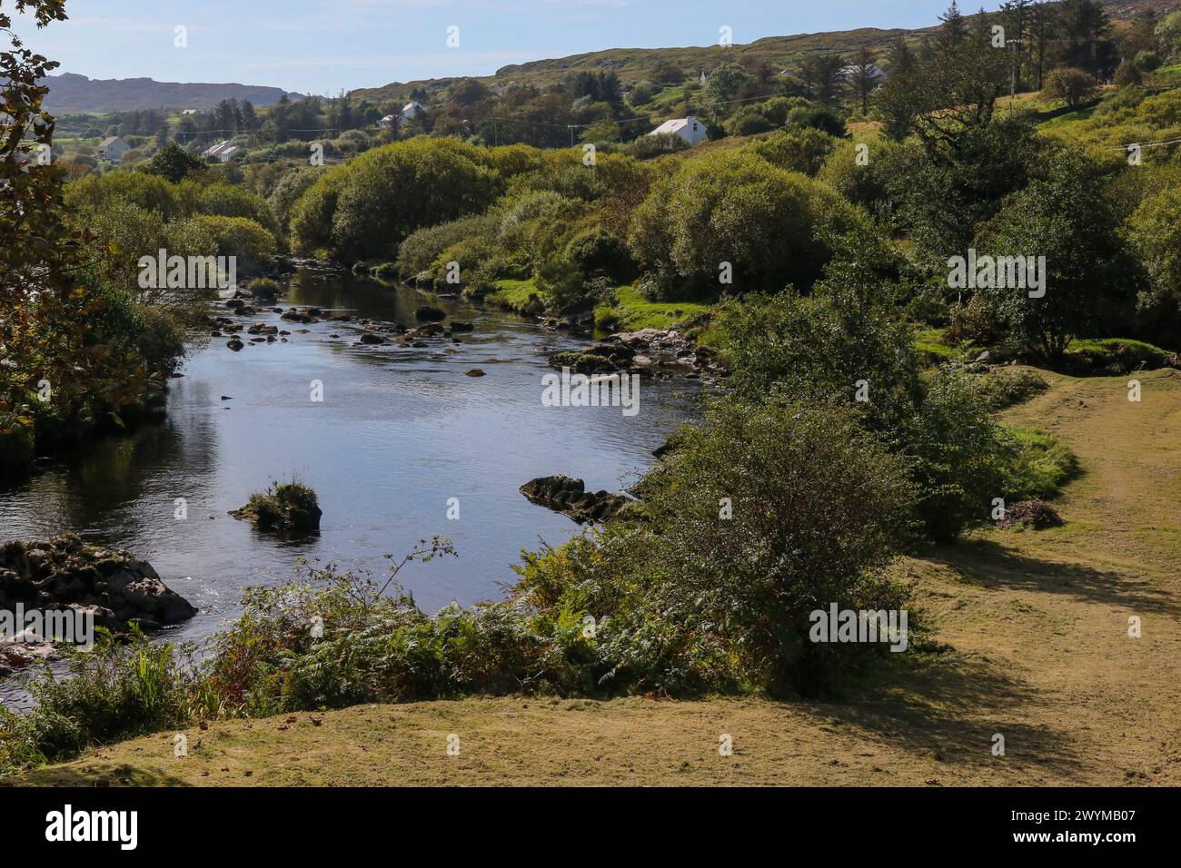 River County Donegal Ireland, countryside county Donegal, Glen River, landscape Donegal. Stock Photo