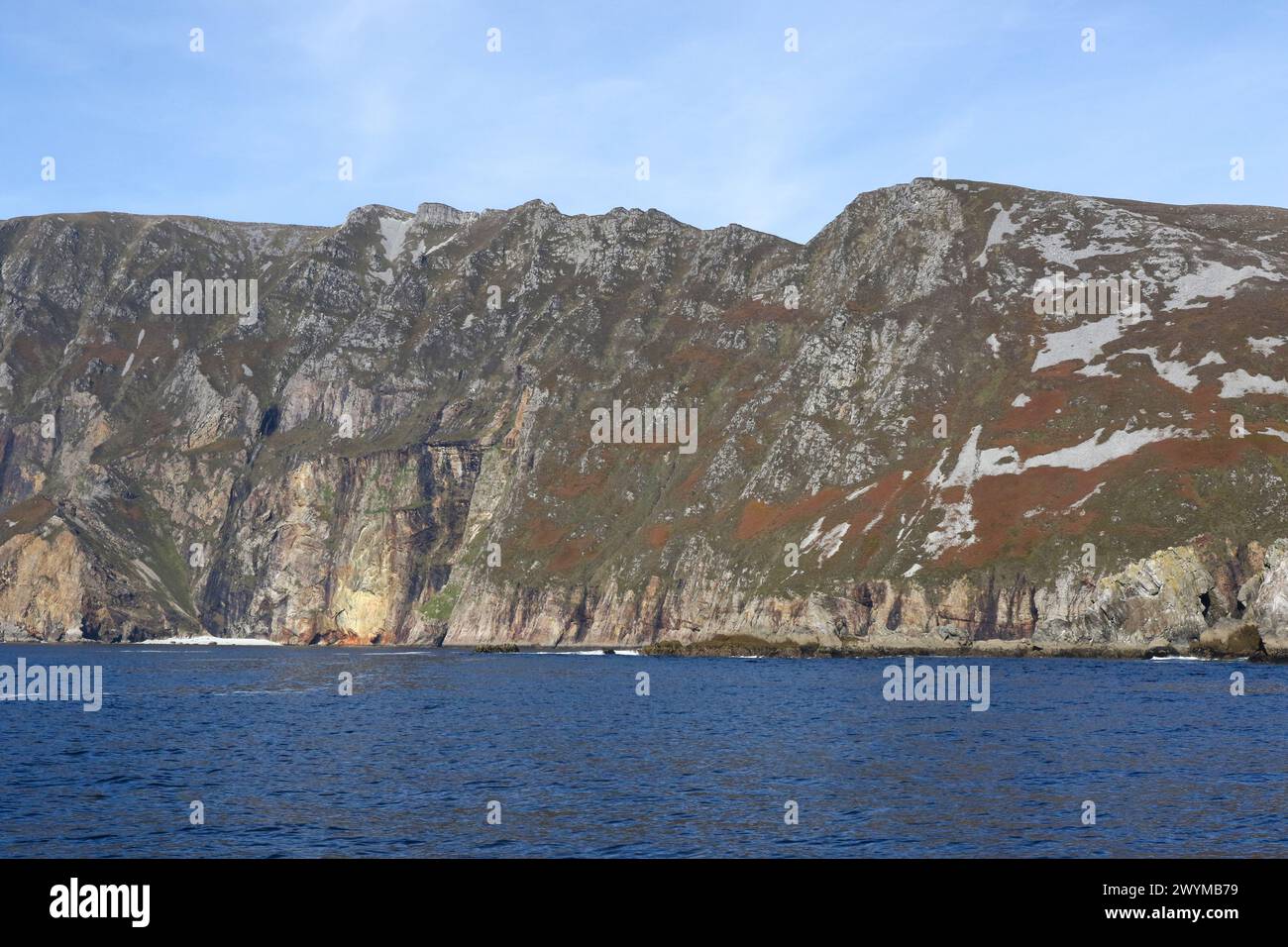 Sea cliffs Ireland Slieve League range County Donegal Ireland. Stock Photo