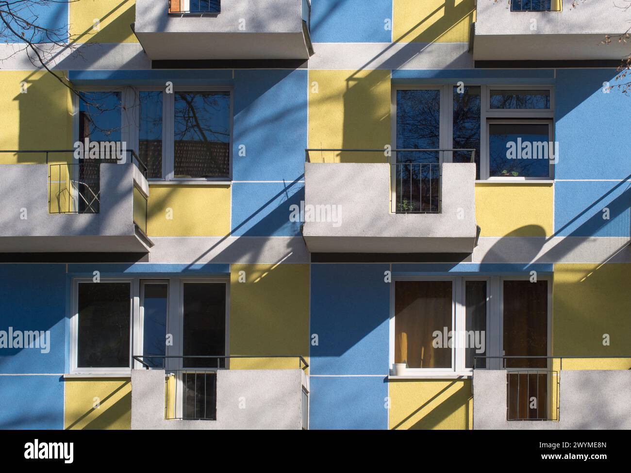 The House of One Hundred Balconies, Dom Stu Balkonow, Krakow, Poland Stock Photo