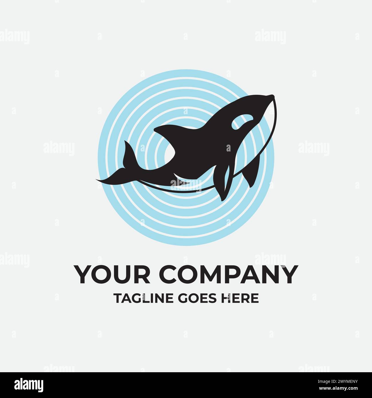 Killer Whale Vector Symbol Mascot Logo Stock Vector Image & Art - Alamy