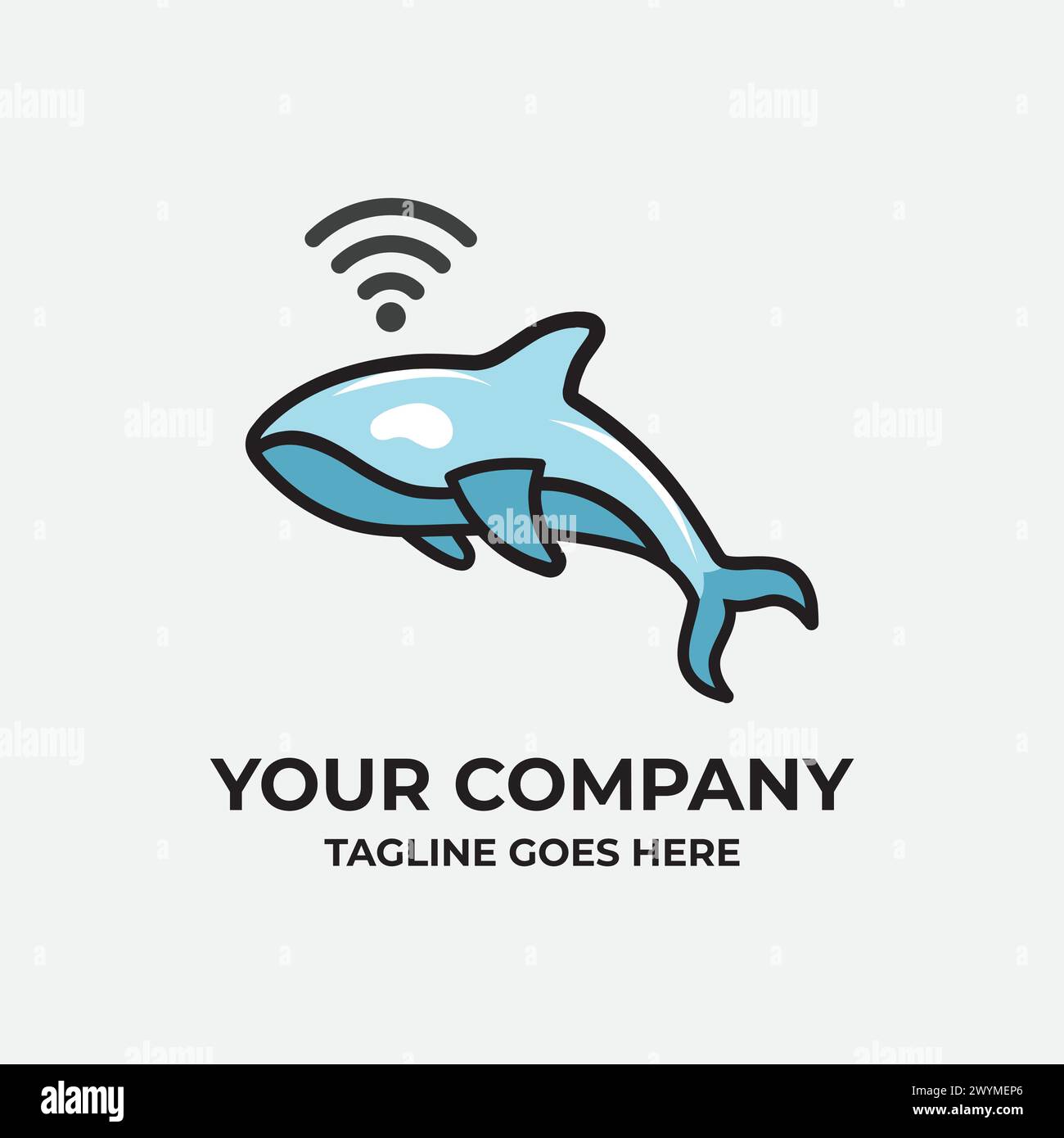 Killer Whale Vector Symbol Mascot Logo Stock Vector Image & Art - Alamy