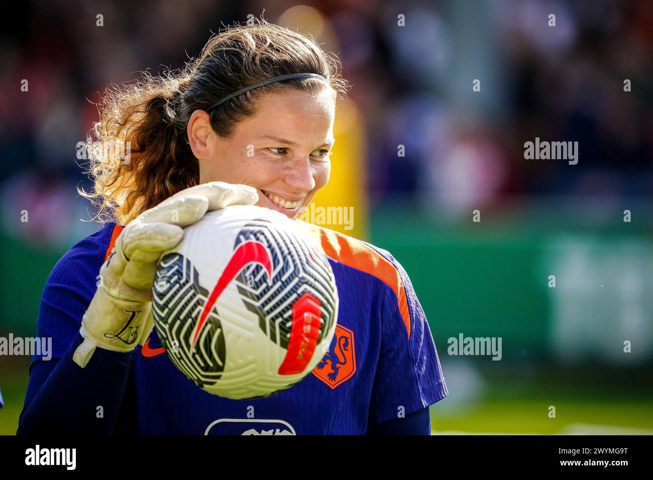 Zeist, Netherlands. 07th Apr, 2024. ZEIST, NETHERLANDS - APRIL 7: Barbara Lorsheyd of the Netherlands during a Training Session of the Netherlands Women's Football Team at the KNVB Campus on April 7, 2024 in Zeist, Netherlands. (Photo by Rene Nijhuis/Orange Pictures) Credit: Orange Pics BV/Alamy Live News Stock Photo