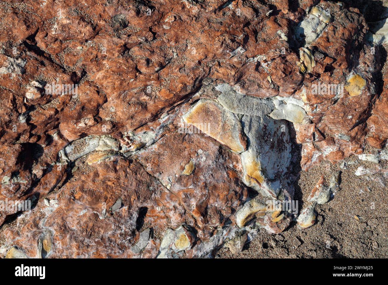 Bendricks Rocks Interesting details and texture in rocks at Bendrick Rocks near Sully ...