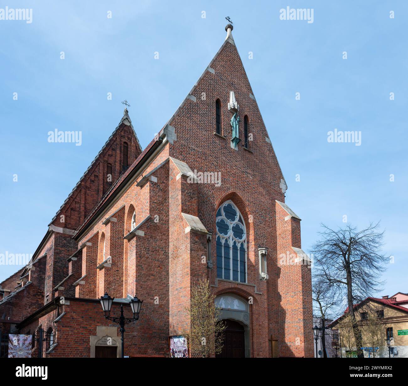 Auschwitz, Poland, March 21, 2024 -The Don Bosco catholic church Stock Photo