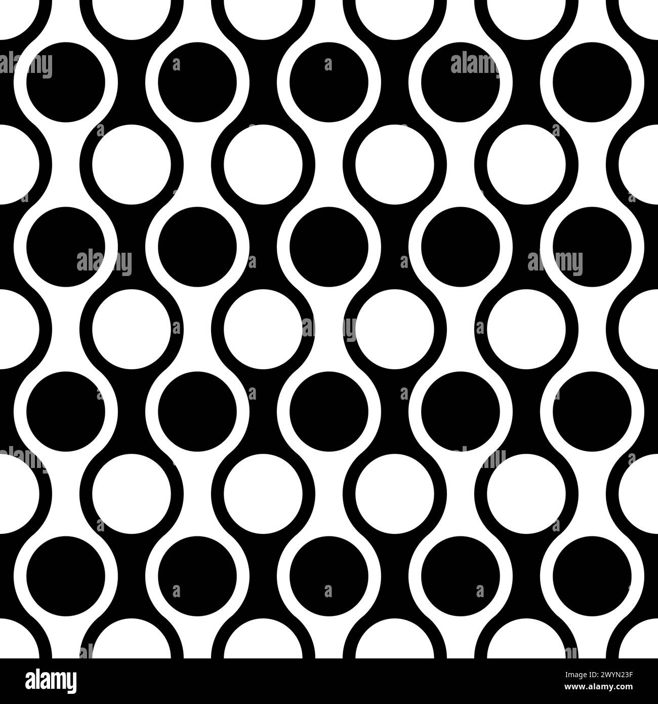 Seamless Intersecting Geometric Circle Pattern Stock Vector Image & Art ...