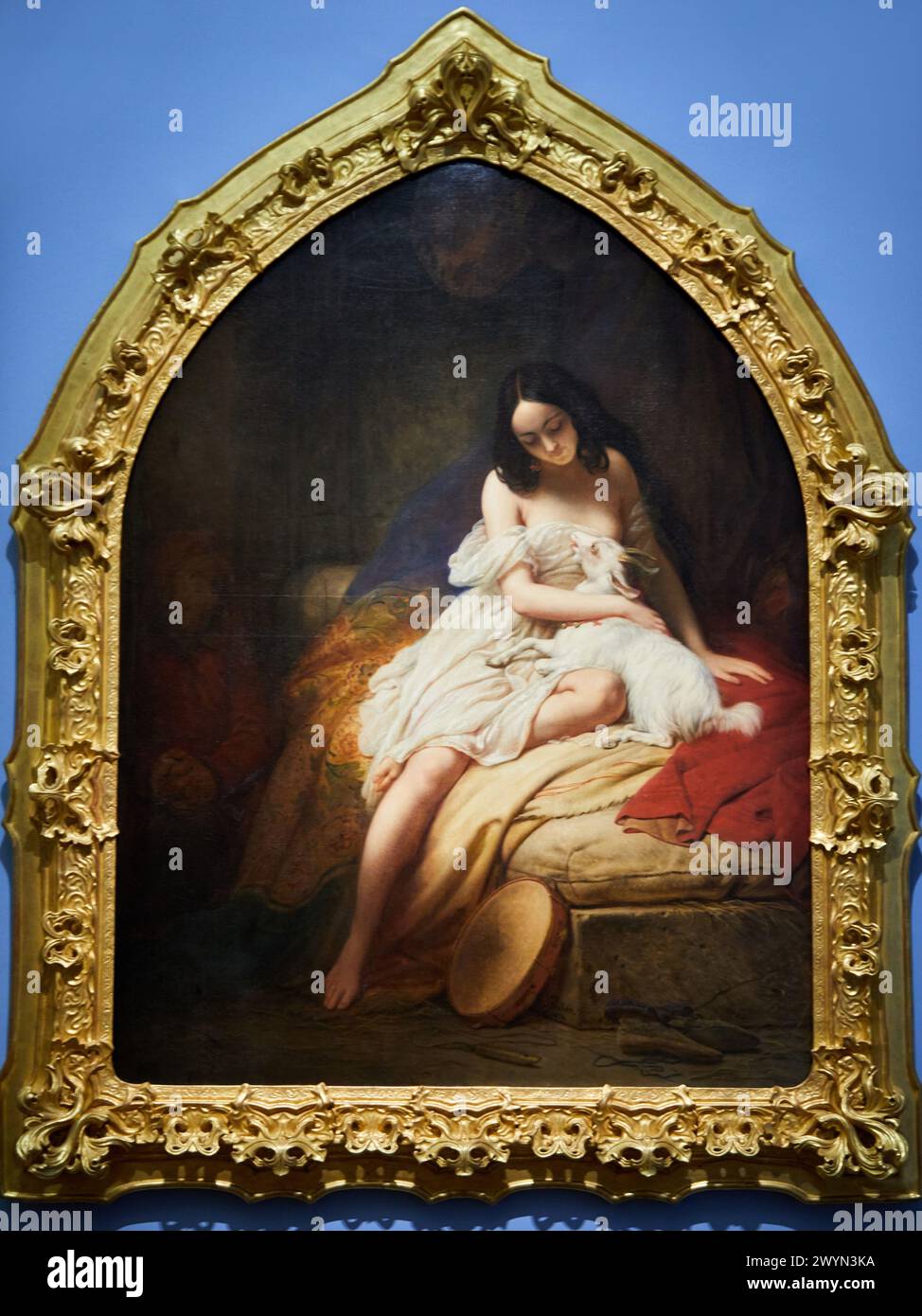 'La Esmeralda', 1839, Charles Steuben, Petit Palais Musée des Beaux Arts de la Ville de Paris, France, Europe. Stock Photo