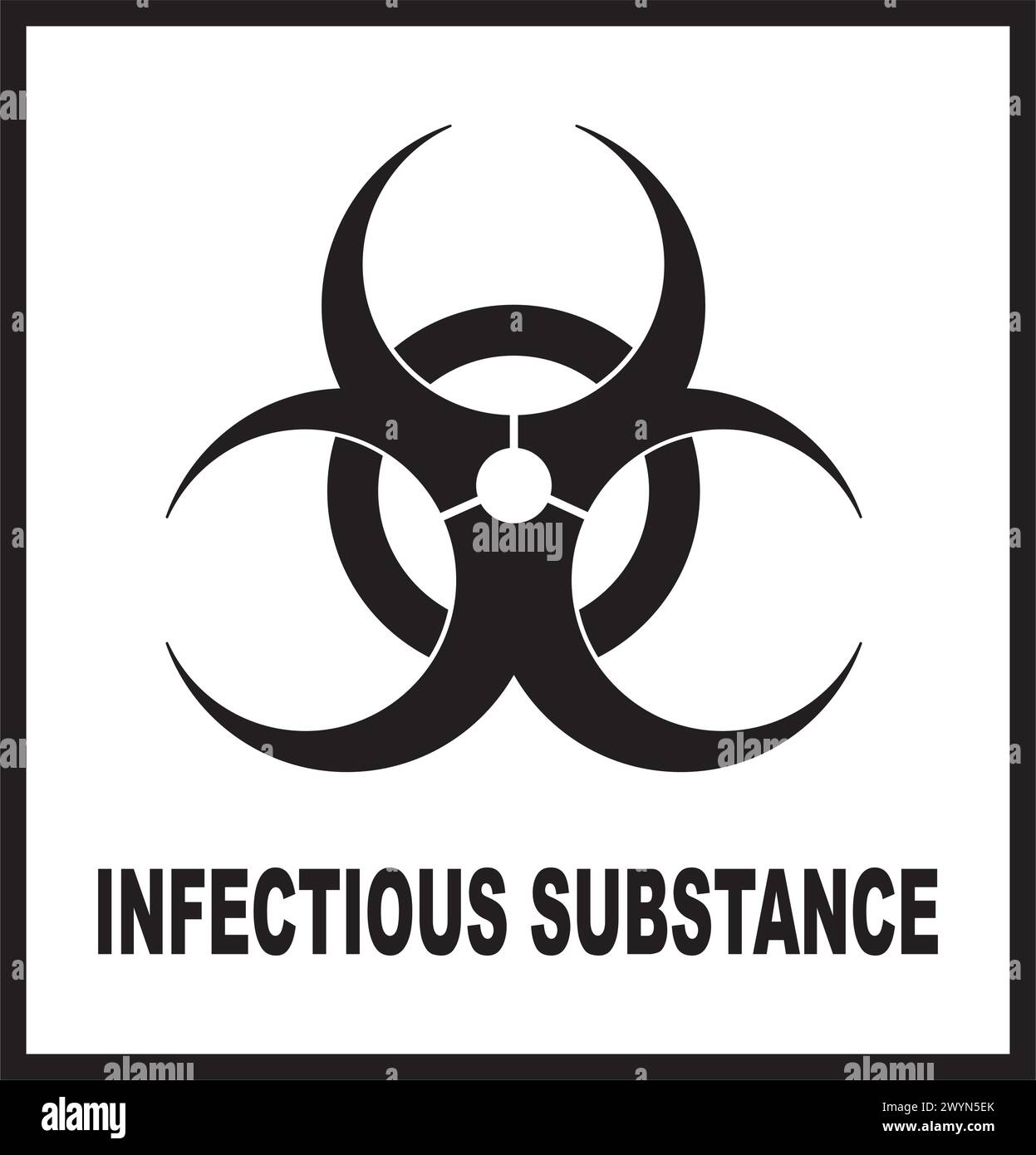 Hazard warning sign corrosive substances hires stock photography and