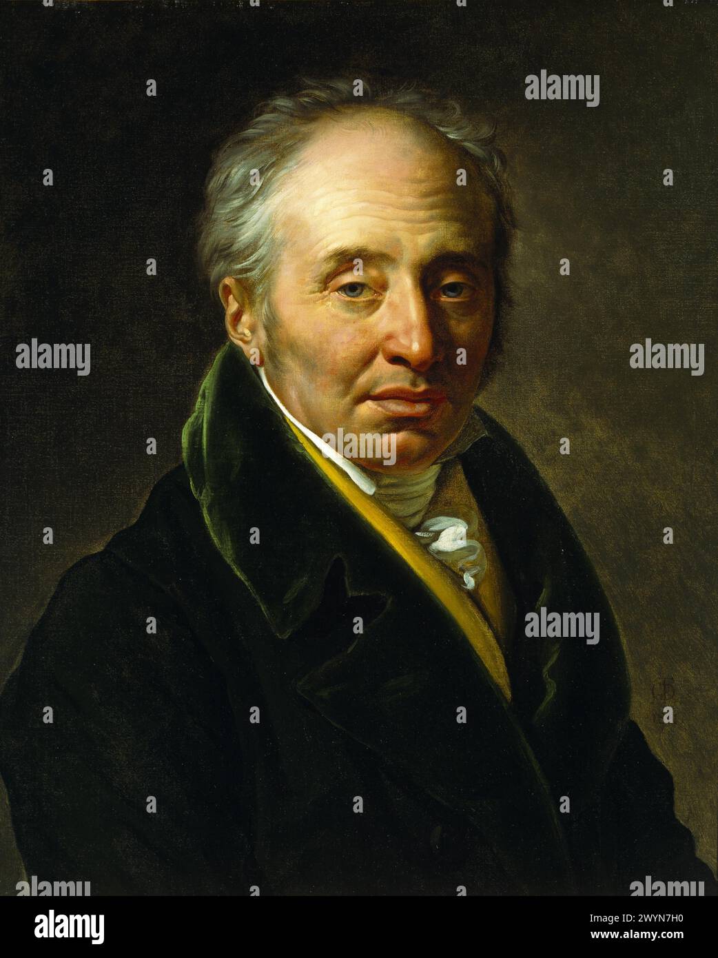 Portrait of Charles-Louis Balzac, 1811, Dallas Museum of Art Anne-Louis Girodet de Roussy-Trioson Stock Photo