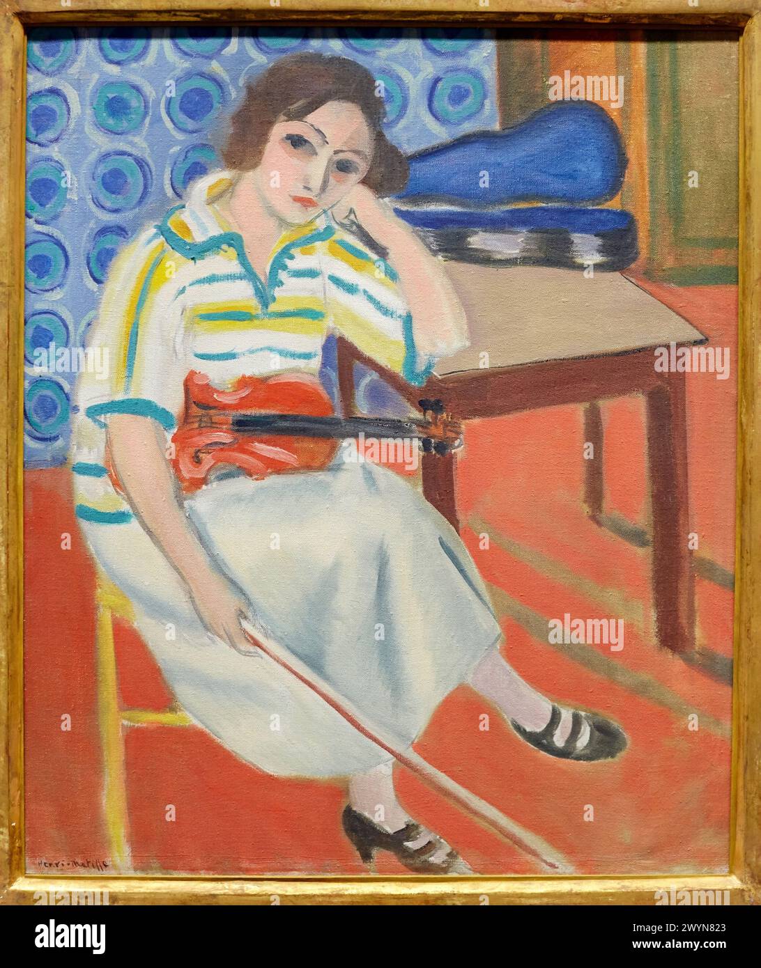 Rare Vintage 1946 Matisse “Odalisque Bleue” French Lithograph Art Rare Vintage 1946 Matisse “Odalisque Bleue” French Lithograph Art