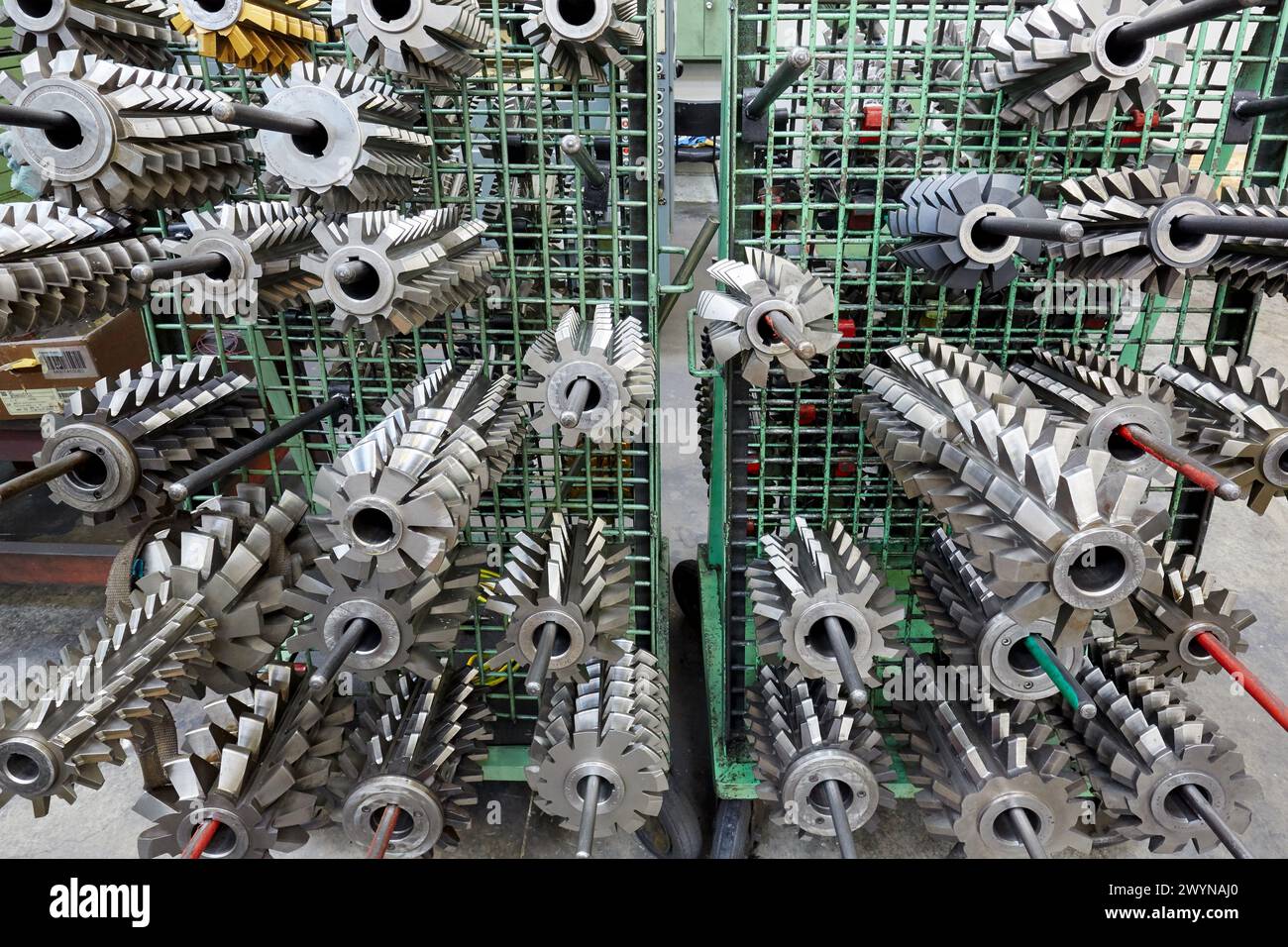 Tools machining center. Industry. Gipuzkoa. Basque Country. Spain. Stock Photo