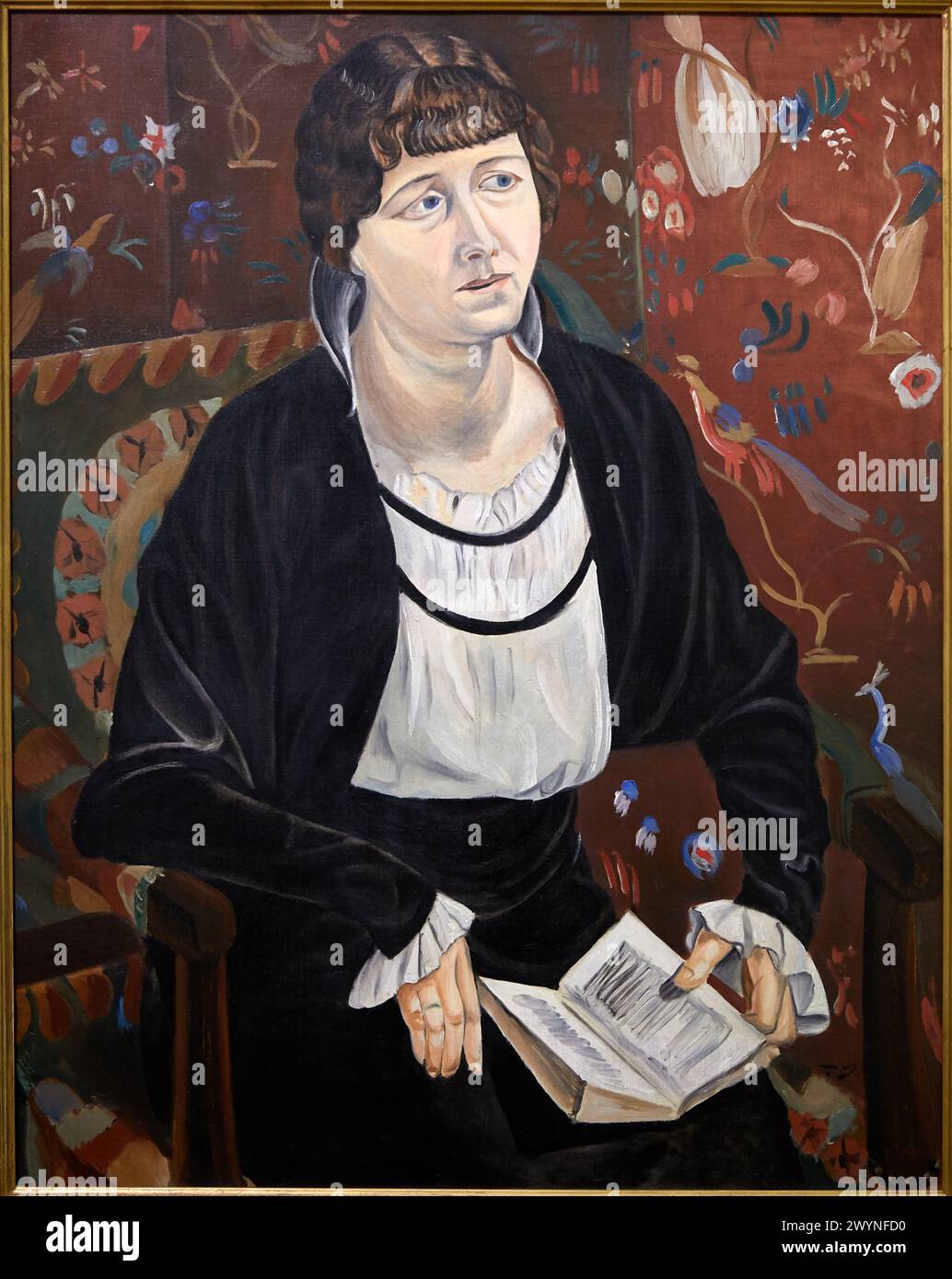 'Portrait de Lucie Kahnweiler', 1913, André Derain, Centre Pompidou, Paris, France, Europe. Stock Photo