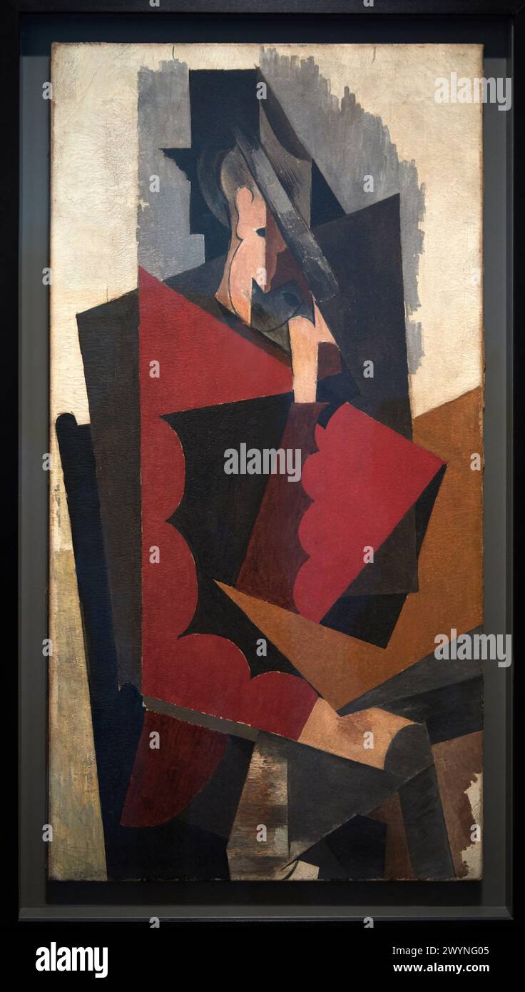 Pablo Man Seated man, 1917, Pablo Picasso (1881-1973), Museu Picasso Museum ...