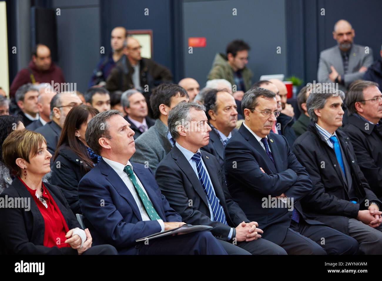 Iñigo Urkullu (Lehendakari) and authorities. Inauguration event. Power ...