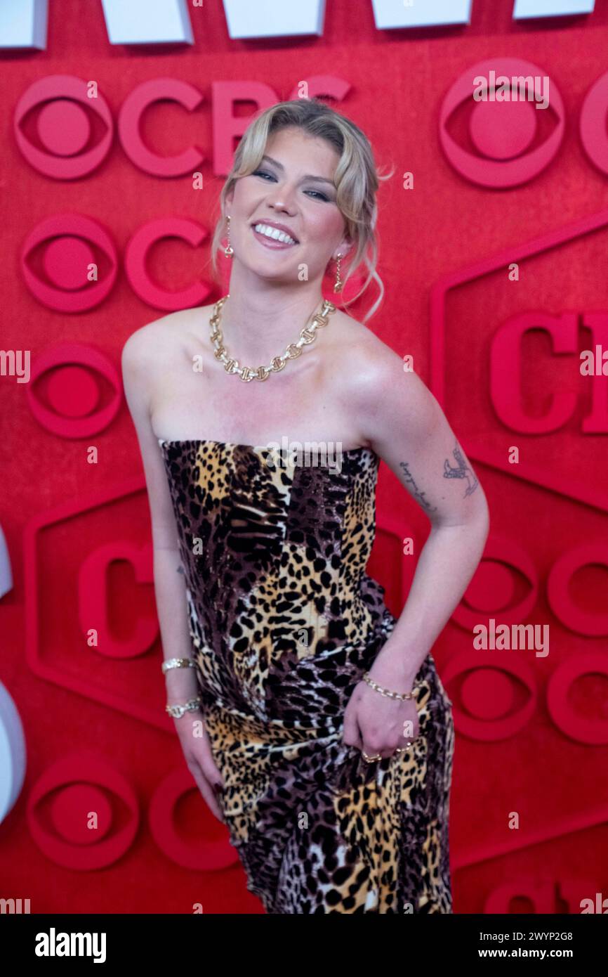 Country singer DASHA walks the red carpet and poses for photographs ...
