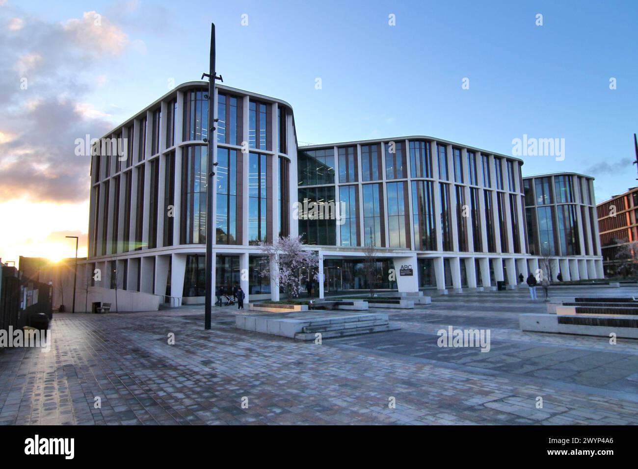 Glasgow University Buildings Stock Photo