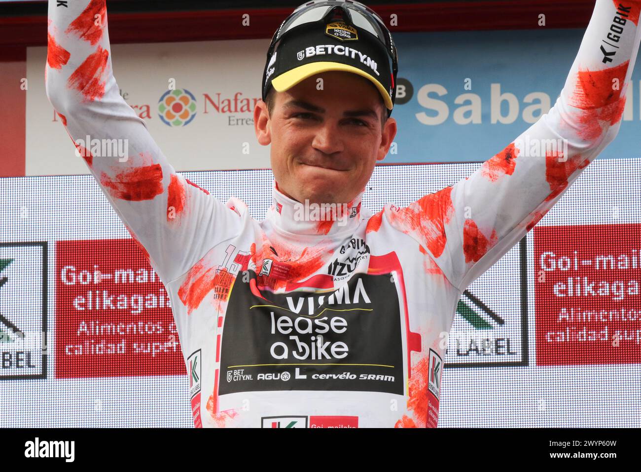 sepp kuss usa visma lease a bike wins mountains jersey Stock Photo - Alamy