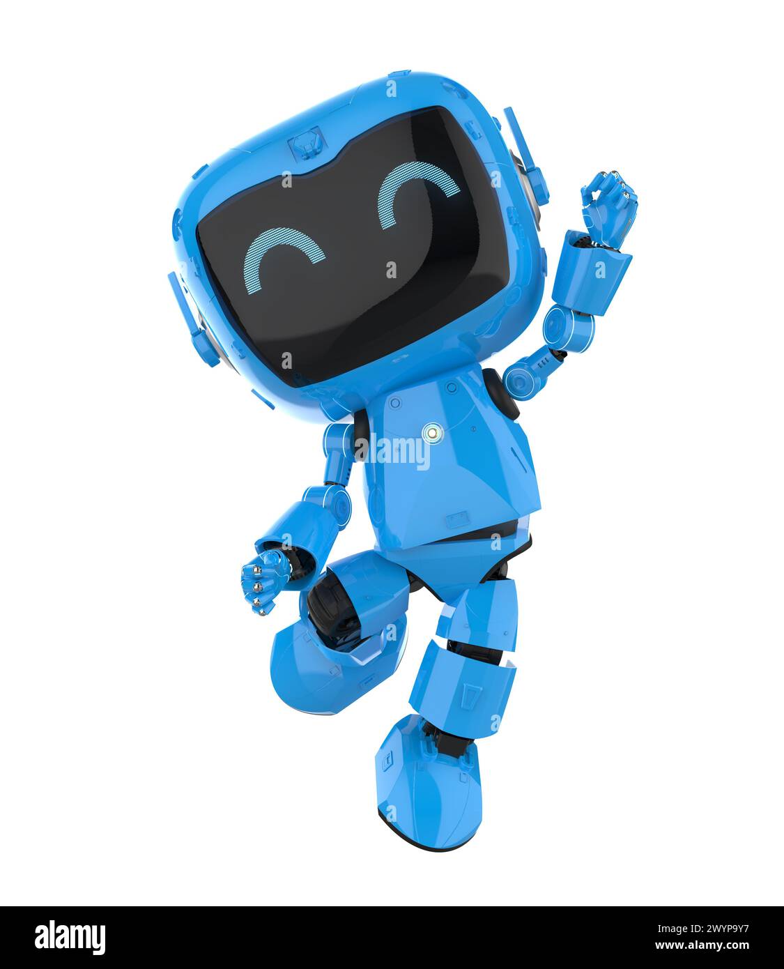 3d rendering cute and small artificial intelligence personal assistant ...