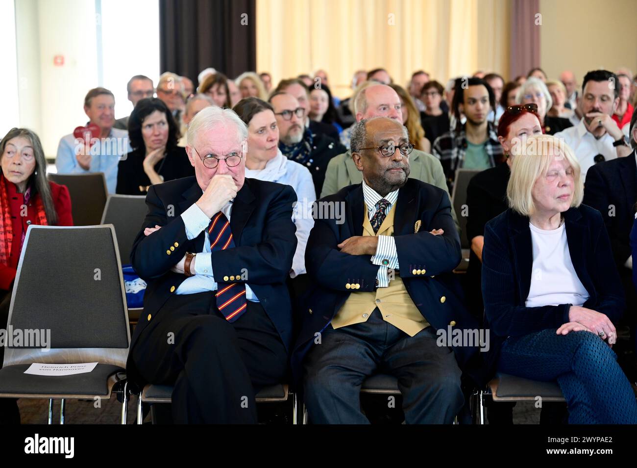 Franz Friedrich Prinz von Preußen und Prinz Asfa-Wossen Asserate bei der Verleihung des 'Kunstpreis Deutschland' 2023/24 unter dem Slogan: 'Art powers Stock Photo