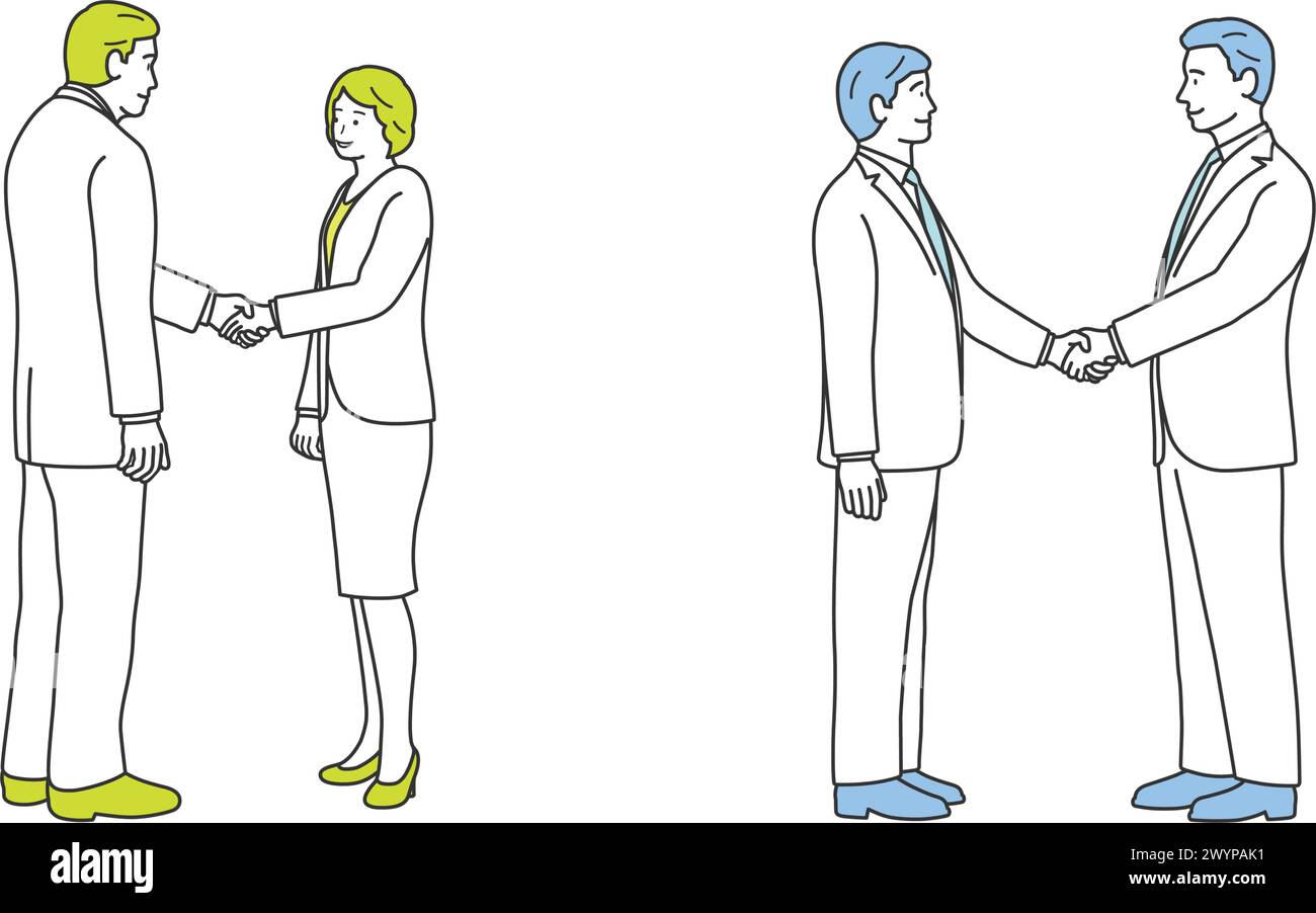 Business People Vector Illustration Set In Flat Design Style Isolated ...