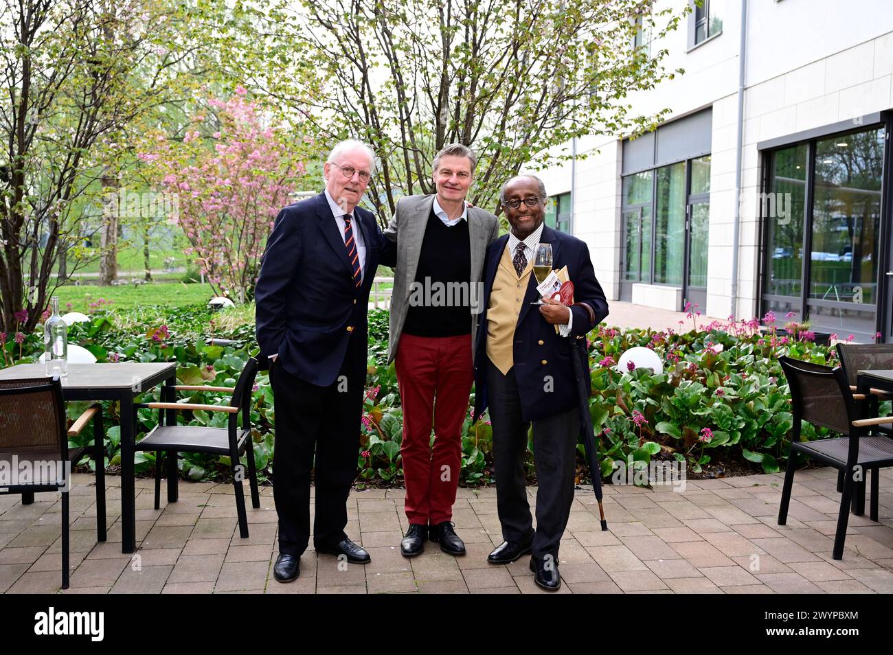 Franz Friedrich Prinz von Preußen, Heinrich Prinz von Hannover und Prinz Asfa-Wossen Asserate bei der Verleihung des 'Kunstpreis Deutschland' 2023/24 Stock Photo