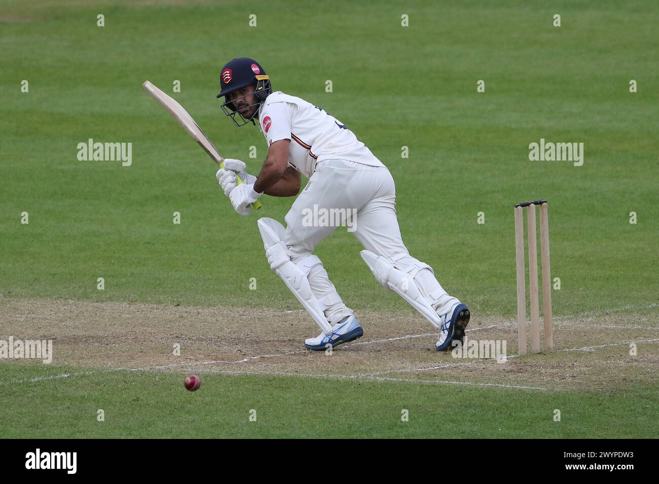 Shane Snater in batting action for Essex during Nottinghamshire CCC vs Essex CCC, Vitality County Championship Division 1 Cricket at Trent Bridge on 7 Stock Photo