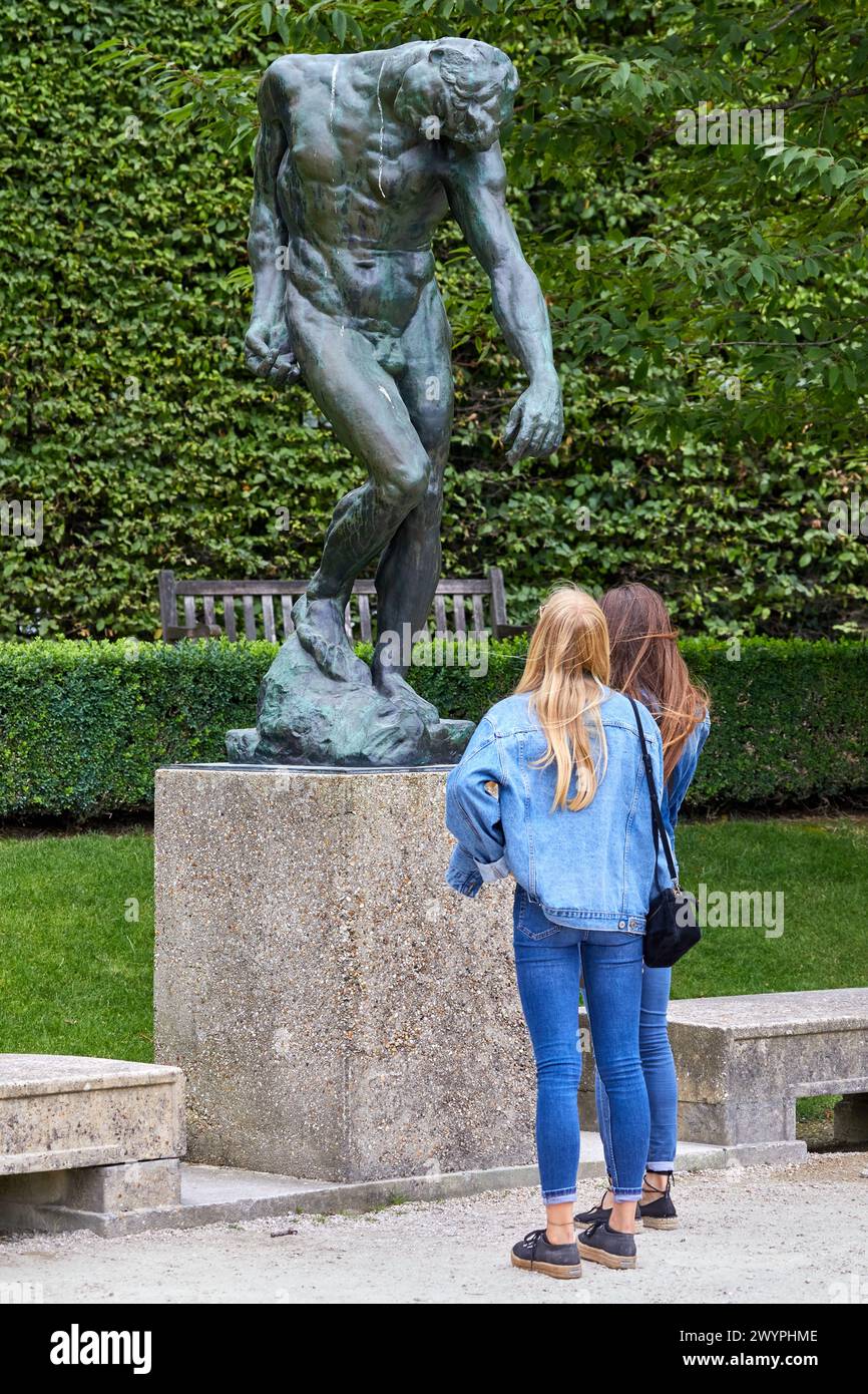 The Shade, Auguste Rodin, Rodin Museum. Paris. France Stock Photo