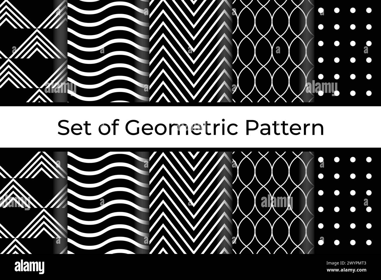 Geometric pattern design Black and White Stock Photos & Images - Alamy