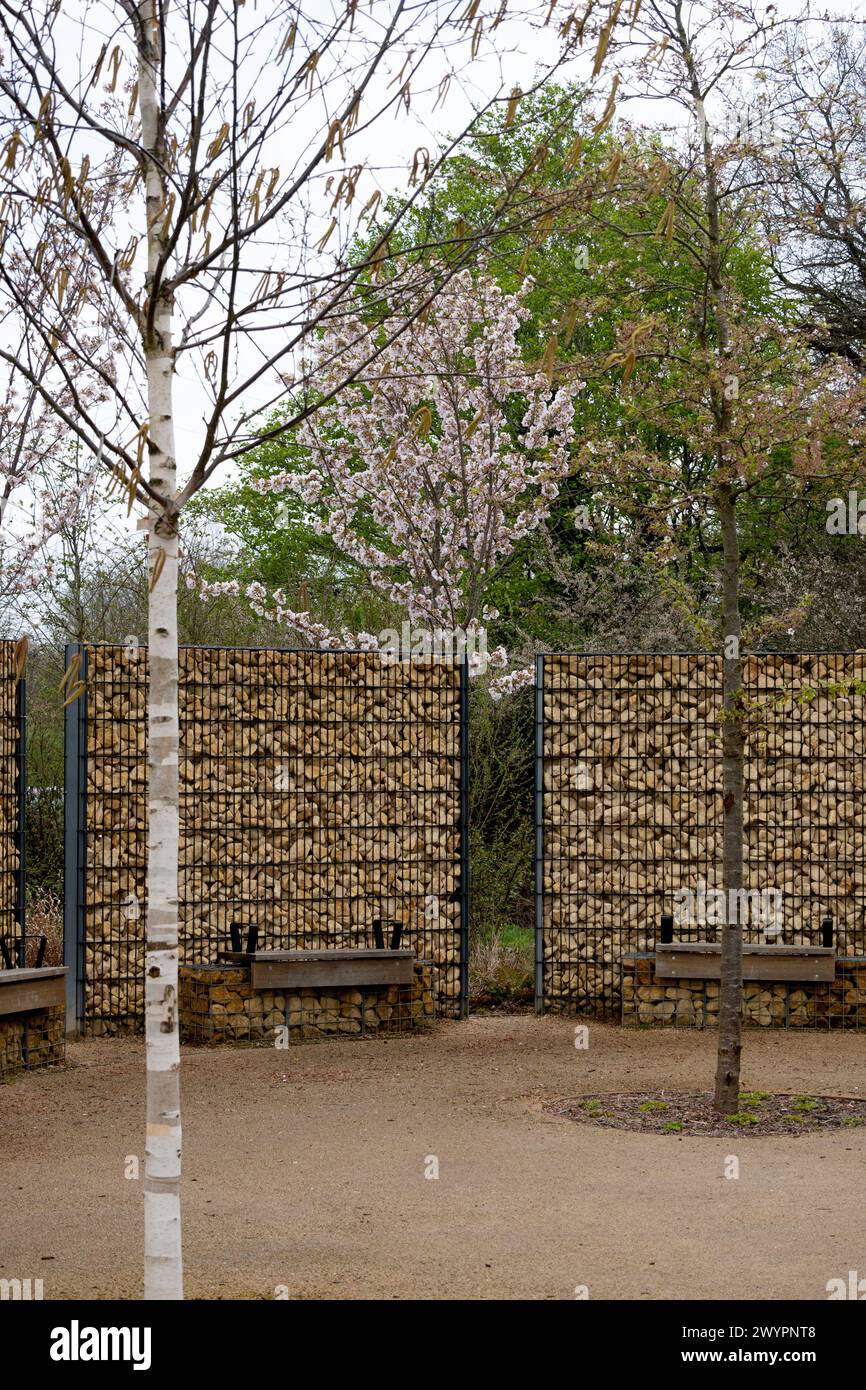 Armed Forces Community Garden, Hillfield Park, Monkspath, Solihull, UK Stock Photo