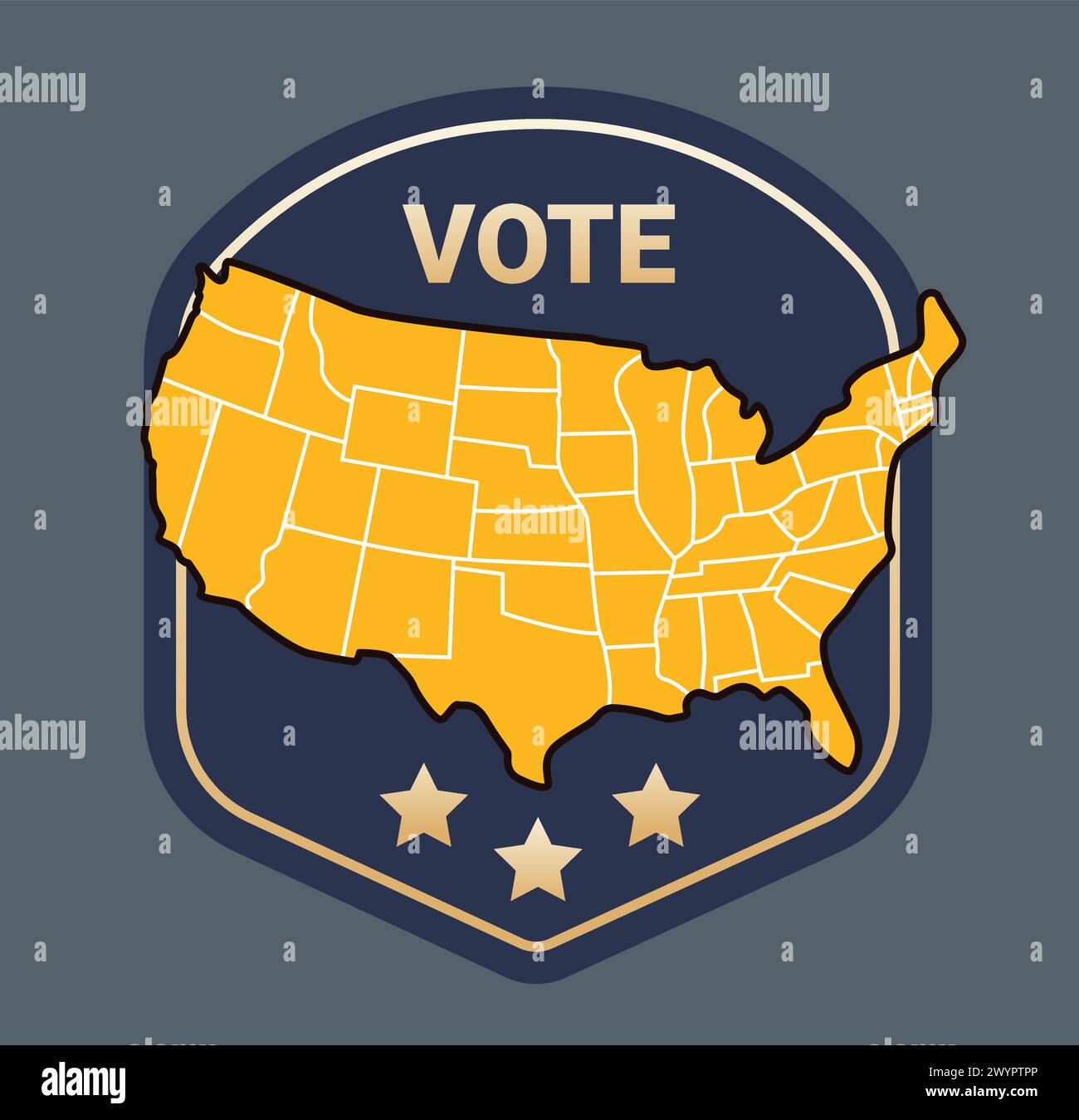 Electoral map Stock Vector Images - Usa Voting Map American Presidential Election Concept 2WYPTPP 