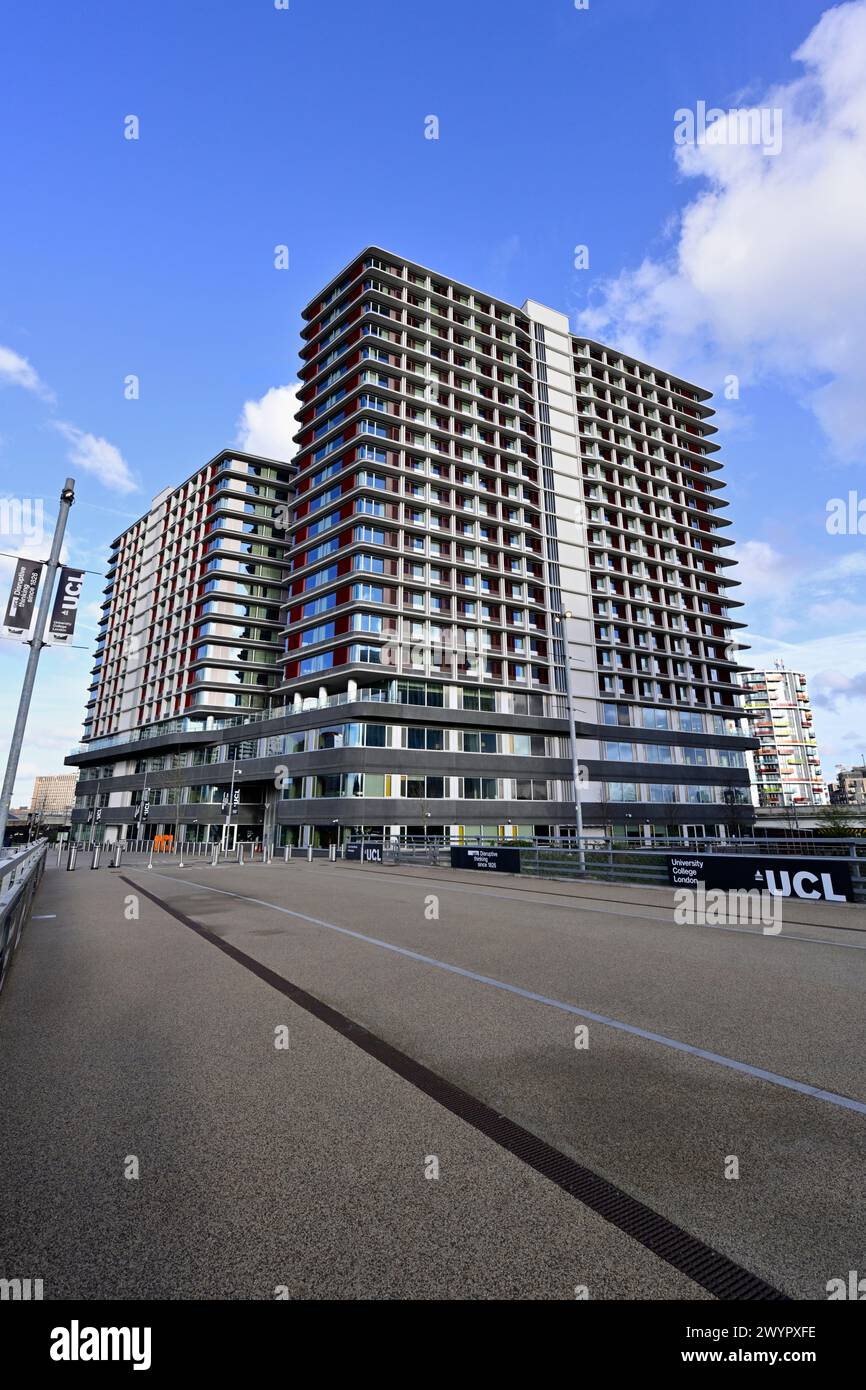 UCL East Campus, One Pool Street, Queen Elizabeth Olympic Park, Stratford, East London, United Kingdom Stock Photo