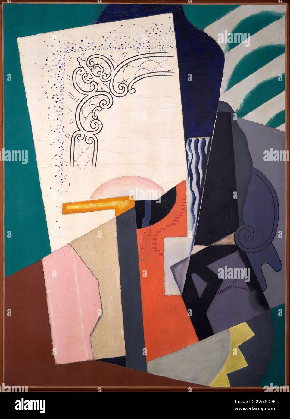 Cubist Composition, 1916-1919, María Blanchard (1881-1932). Stock Photo